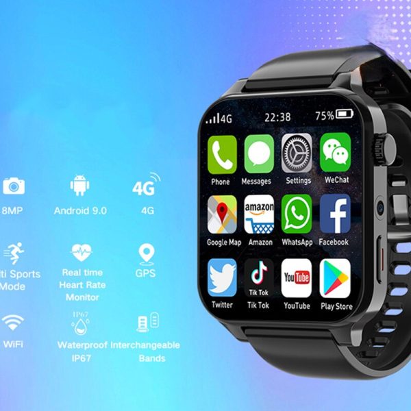 2023 4g Recommend smart watch gps phone with 1.99 inch TFT HD SCREEN 400*454pixel 64GB smartwatch for android ios for Google APP 2