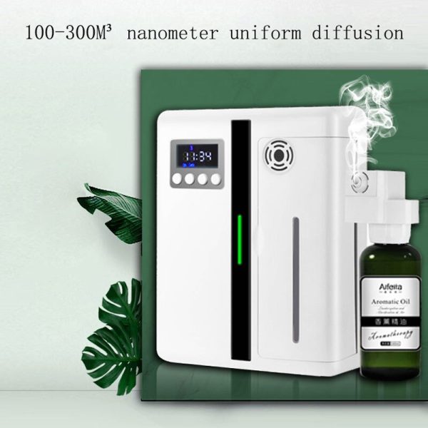 Scent Machine Aroma Diffuser Wall Mounted Hotel 160ML Aroma Diffuser With Fan Inside For Large Area Hotel Lobby Home Fragrance 3