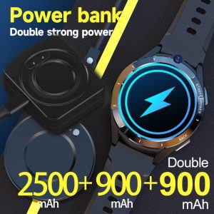 2023 NEW 4300mAh Big Battery 6G RAM 128G Android 11 Z40 4G Net Dual System Chip Smart Watch GPS WiFi 8MP Camera Men Smartwatch 2