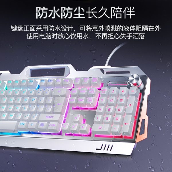 RGB Gamer Keyboard Gaming Keyboard and Mouse Headphone Gamer Kit Backlit USB Wired Computer KeyboardFor Pc Laptop 3 In1 Teclado 4