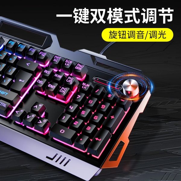 RGB Gamer Keyboard Gaming Keyboard and Mouse Headphone Gamer Kit Backlit USB Wired Computer KeyboardFor Pc Laptop 3 In1 Teclado 3