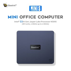 Beelink Mini S Win 11 Mini PC Intel 11th Gen Jasper Lake N5095 DDR4 8G 128G 16GB 512GB SSD Dual Wifi BT4.0 1000M LAN Desktop 2